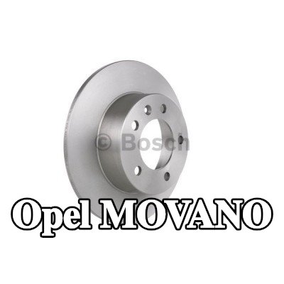 BOSCH القطر الخارجي لقرص المكابح: 305mm, صلب, مشحم — 2012 Opel Movano