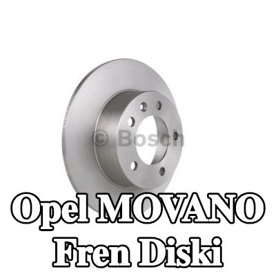 BOSCH Fren diski Dış Çap: 305mm, düz, Yağlanmış — 2012 Opel Movano