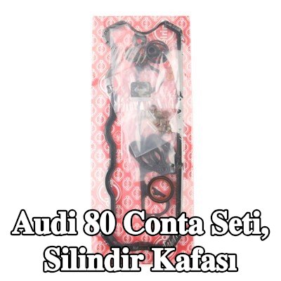 ELRING Conta seti, valf gövdesi contalı silindir kafası, silindir kafası contası olmadan — Audi 80
