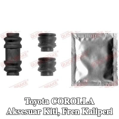 QUICK BRAKE Aksesuar Kiti, fren kaliperi — 2003 Toyota Corolla