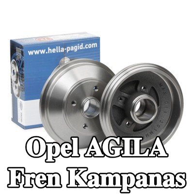 HELLA Fren kampanas 238mm, tekerlek göbeği ile, tekerlek yatağı olmadan, tekerlek saplamaları olmadan — Opel Agila