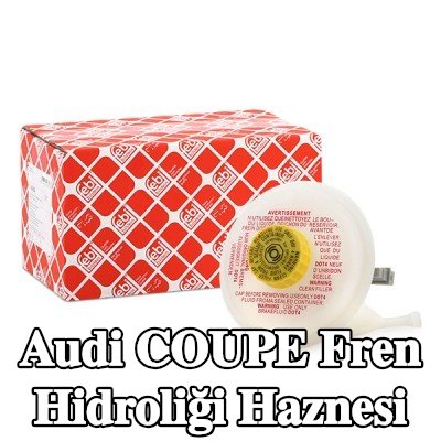 FEBI BILSTEIN Kapaklı fren hidroliği haznesi, sensörlü — Audi Coupe