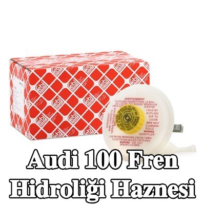 FEBI BILSTEIN Kapaklı fren hidroliği haznesi, sensörlü — Audi 100