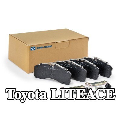 KNORR-BREMSE مجموعة وسادات الفرامل 30mm, مع ملحقات — Toyota Liteace