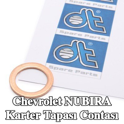 DT Spare Parts Karter tapası rondelası Bakır, Inner Diameter: 14mm — Chevrolet Nubira