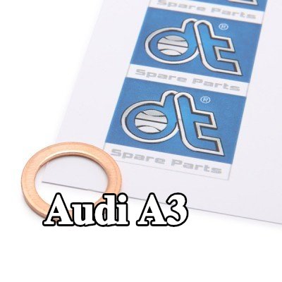 DT Spare Parts حشية سدادة حوض الزيت من النحاس, Inner Diameter: 14mm — 1997 Audi A3