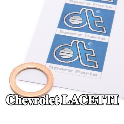 DT Spare Parts حشية سدادة حوض الزيت من النحاس, Inner Diameter: 14mm — Chevrolet Lacetti