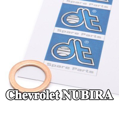 DT Spare Parts حشية سدادة حوض الزيت من النحاس, Inner Diameter: 14mm — Chevrolet Nubira