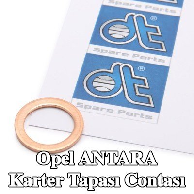 DT Spare Parts Karter tapası rondelası Bakır, Inner Diameter: 14mm — 2011 Opel Antara