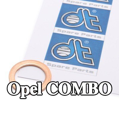 DT Spare Parts حشية سدادة حوض الزيت من النحاس, Inner Diameter: 14mm — 1997 Opel Combo