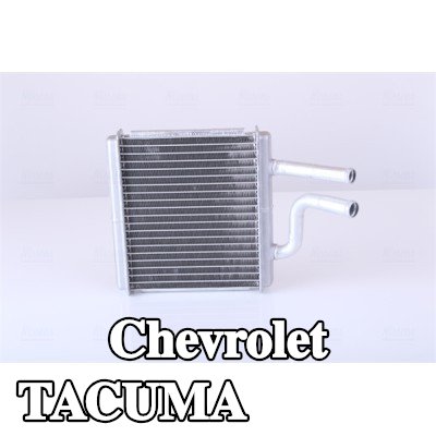 NISSENS مصفوفة التدفئة مع أنبوب — Chevrolet Tacuma