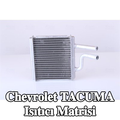 NISSENS Borulu ısıtıcı matrisi — Chevrolet Tacuma
