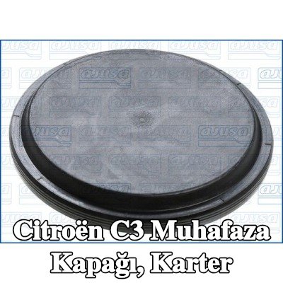 AJUSA Muhafaza kapağı, karter — Citroën C3