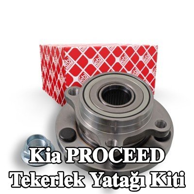 FEBI BILSTEIN Sol ön aks tekerlek yatağı kiti, Ön Aks Sağ, Tekerlek göbeğine entegre tekerlek yatağı, tekerlek göbeği ile — 2012 Kia Proceed