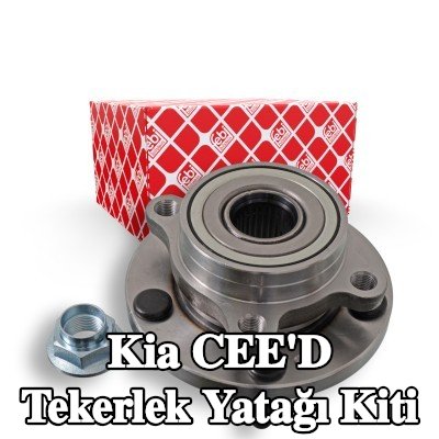 FEBI BILSTEIN Sol ön aks tekerlek yatağı kiti, Ön Aks Sağ, Tekerlek göbeğine entegre tekerlek yatağı, tekerlek göbeği ile — 2012 Kia Cee'd
