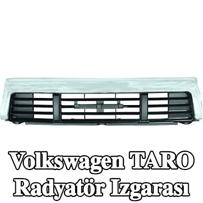 DIEDERICHS Radyatör ızgarası, orta, krom/siyah — Volkswagen Taro