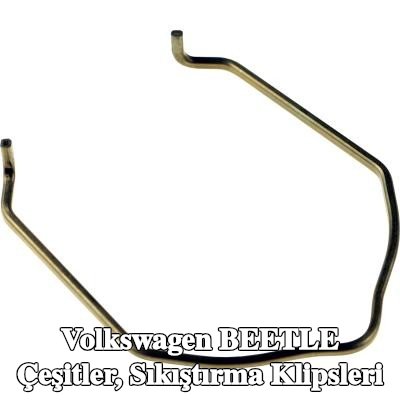 GATES Çeşitler, sıkıştırma klipsleri — Volkswagen Beetle