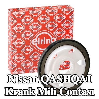 ELRING Krank mili contası PTFE (politetrafloroetilen)/ACM (poliakrilat kauçuk), montaj manşonu ile — 2006 Nissan Qashqai