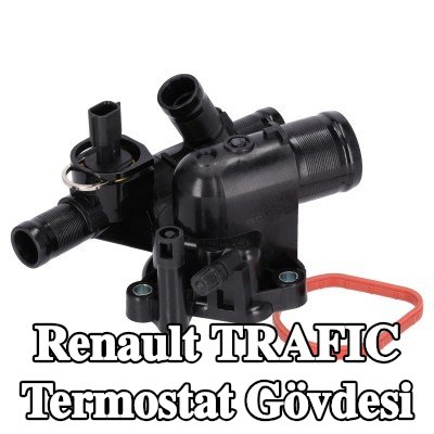 FEBI BILSTEIN Conta/sızdırmazlık elemanı ile termostat muhafazası, sensörlü, termostatlı — Renault Trafic