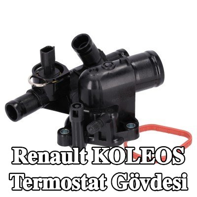 FEBI BILSTEIN Conta/sızdırmazlık elemanı ile termostat muhafazası, sensörlü, termostatlı — Renault Koleos