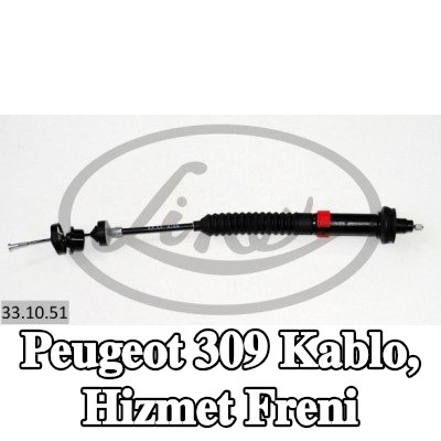 LINEX Kablo, hizmet freni — Peugeot 309