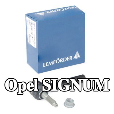 LEMFÖRDER طرف قضيب التوجيه للمحور الأمامي الأيسر, خارجي, مع مواد تثبيت — Opel Signum