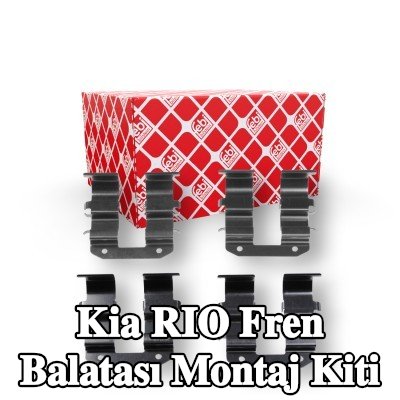 FEBI BILSTEIN Fren balatası montaj kiti Arka Aks — 2005 Kia Rio