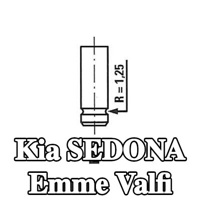FRECCIA Emme valfi Nitrürlenmiş valf gövdesi — 2000 Kia Sedona