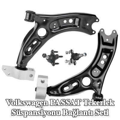 RIDEX Bağlantı seti, tekerlek süspansiyonu Ön Aks Sol, Ön Aks Sağ, Alt, bilyeli mafsal ile — 2008 Volkswagen Passat