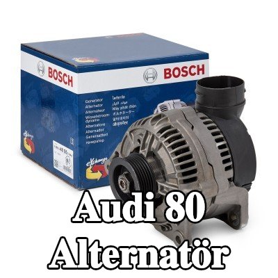 BOSCH Alternatör 120A — Audi 80