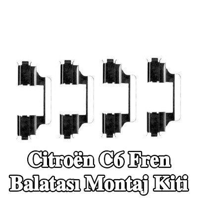 BOSCH Fren balatası montaj kiti — 2005 Citroën C6