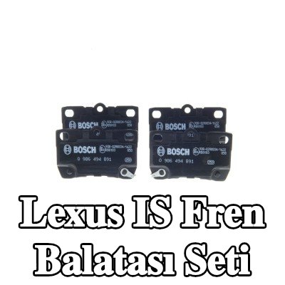 BOSCH Fren balatası seti 15, 5mm — 2011 Lexus Is
