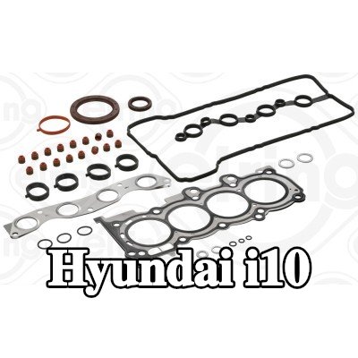 ELRING مجموعة حشيات كاملة, محرك مع مانع تسرب العمود المرفقي, مع أختام ساق الصمام — 2012 Hyundai i10