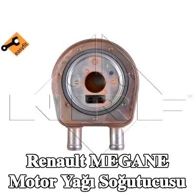 NRF Conta/sızdırmazlık elemanları ile motor yağı soğutucusu, montaj parçaları ile, EASY FIT — 1995 Renault Megane