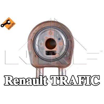 NRF مبرد زيت المحرك مع الحشوات/الأختام, مع قطع التركيب, EASY FIT — 2000 Renault Trafic