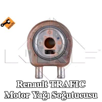 NRF Conta/sızdırmazlık elemanları ile motor yağı soğutucusu, montaj parçaları ile, EASY FIT — 2000 Renault Trafic