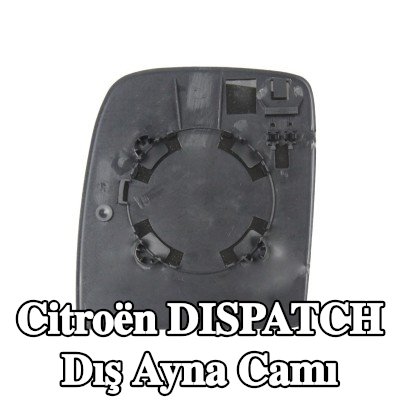 ABAKUS Dış aynası camı Sağ — 2012 Citroën Dispatch