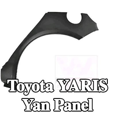 VAN WEZEL Yan panel Sol Arka — 2005 Toyota Yaris