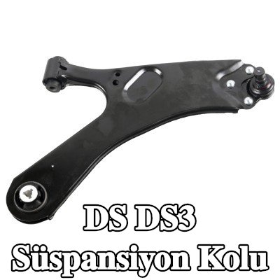FEBI BILSTEIN Süspansiyon kolu Ön Aks Sağ, Çelik Sac, bilyeli mafsal ile, lastik yastıklı — DS Ds3