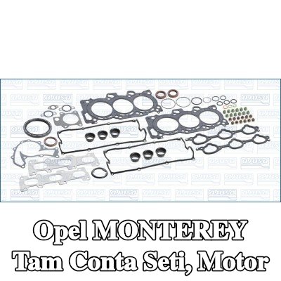 AJUSA Tam Conta Seti, silindir kapağı contalı motor, valf gövdesi contalı — Opel Monterey