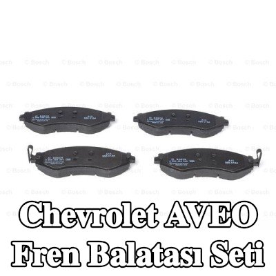 BOSCH Fren balatası seti 17, 7mm, gıcırtı önleyici plaka ile — 2004 Chevrolet Aveo