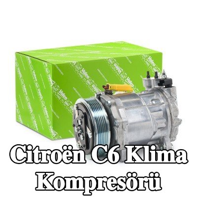 VALEO PAG kompresör yağı içeren klima kompresörü — 2005 Citroën C6