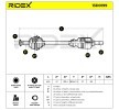 RIDEX Tahrik mili Ön Aks Sol, 669mm — Citroën C8 (2)