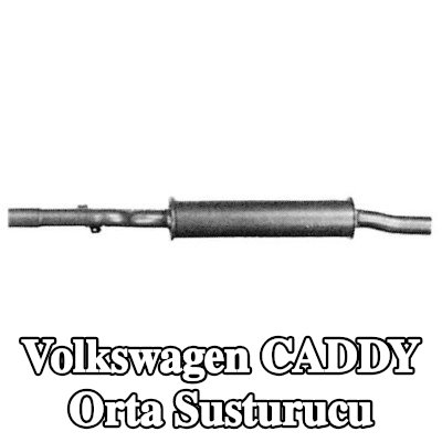 VEGAZ Orta susturucu Merkez — 1990 Volkswagen Caddy