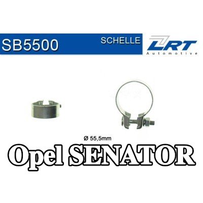 LRT موصل الأنابيب، نظام العادم — Opel Senator