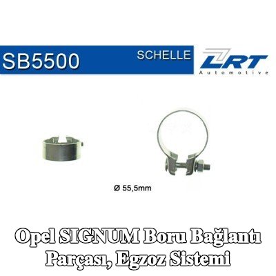 LRT Boru bağlantı parçası, egzoz sistemi — 2003 Opel Signum