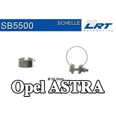 LRT موصل الأنابيب، نظام العادم — 1992 Opel Astra