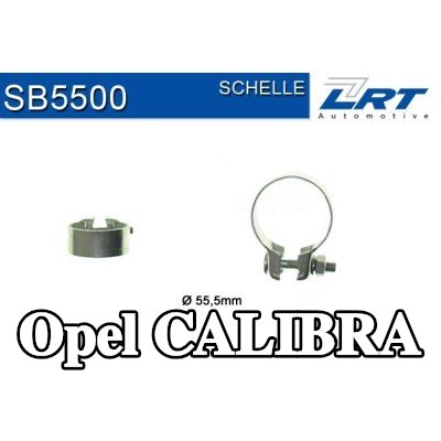LRT موصل الأنابيب، نظام العادم — Opel Calibra