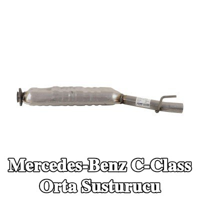 WALKER Orta susturucu 920mm, montaj parçaları olmadan — 2000 Mercedes-Benz C-Class
