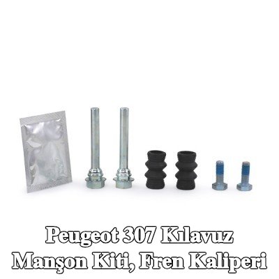 BOSCH Kılavuz manşon kiti, sabitleme/montaj malzemeli fren kaliperi — Peugeot 307